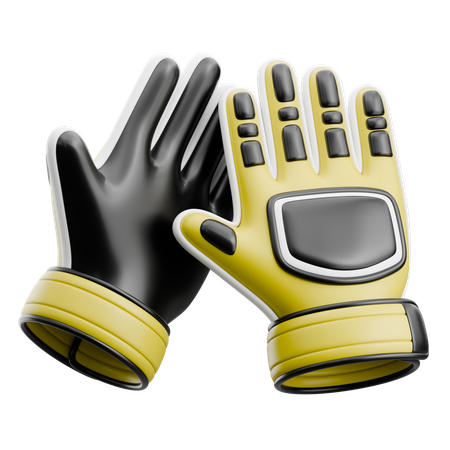 Gants de gardien de but  3D Icon