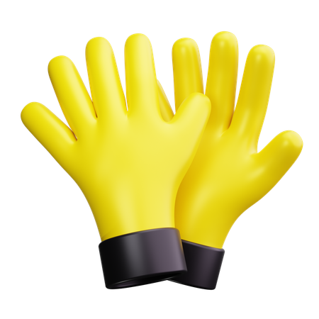 Gants de gardien de but  3D Icon