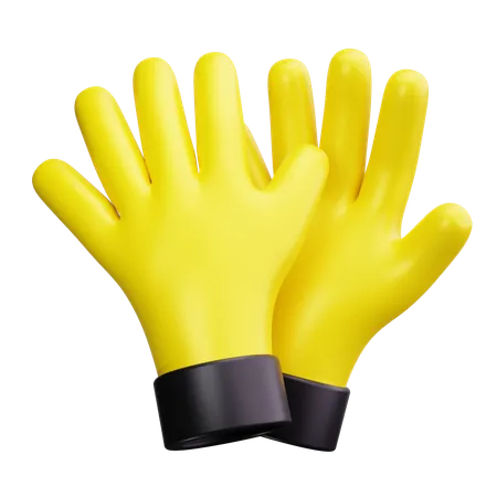 Gants de gardien de but  3D Icon