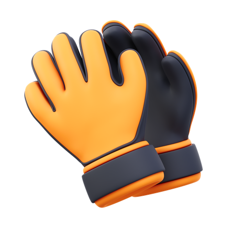 Gants de gardien de but  3D Icon