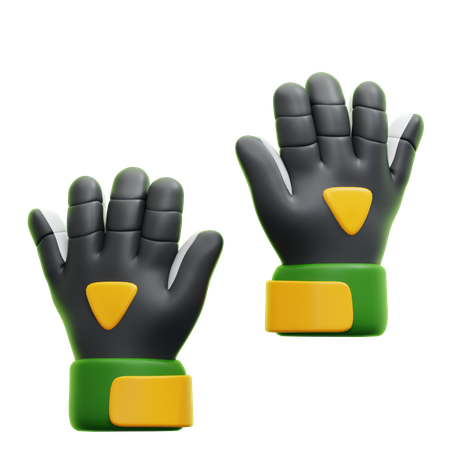 Gants de gardien de but  3D Icon