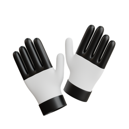 Gants de golf  3D Icon