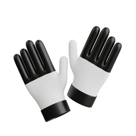 Gants de golf  3D Icon