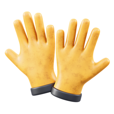 Gants de jardin  3D Icon