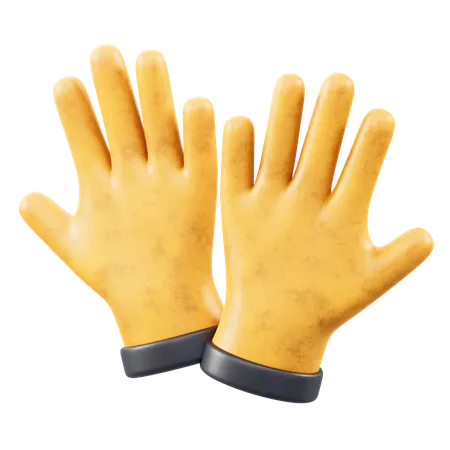 Gants de jardin  3D Icon