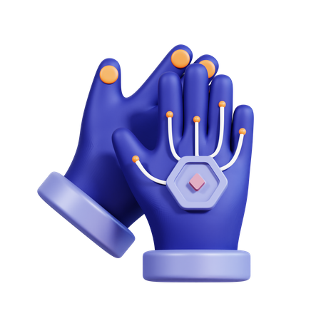 Gants de jeu vr  3D Icon