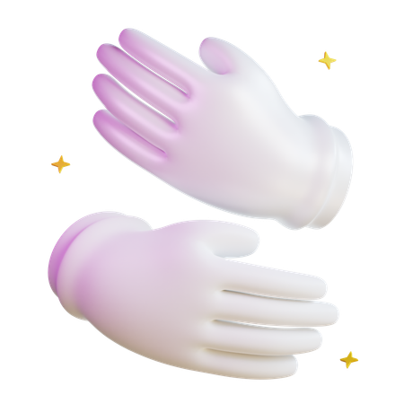 Gants de magicien  3D Icon