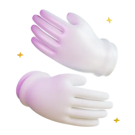 Gants de magicien  3D Icon