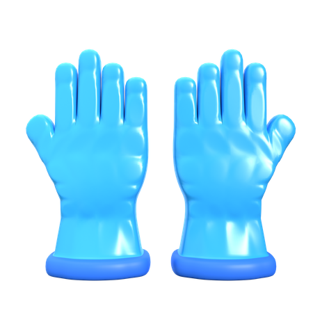 Gants de nettoyage  3D Icon