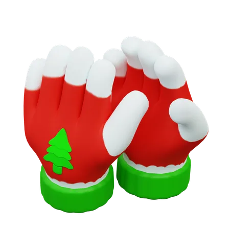 Gants de Noël  3D Icon