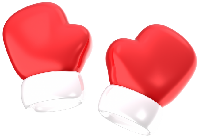 Gants de Noël  3D Icon