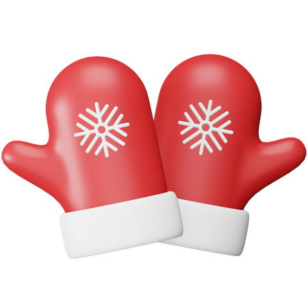 Gants de Noël  3D Icon