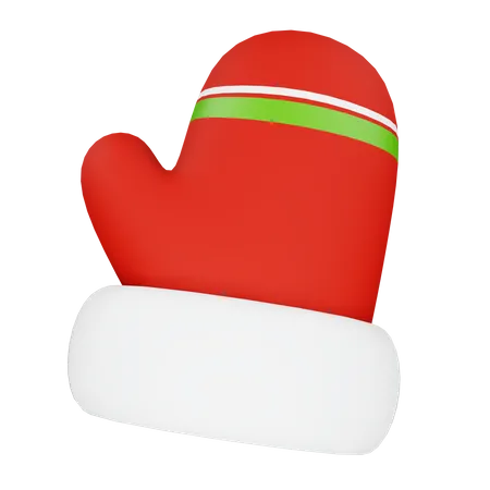 Gants de Noël  3D Icon