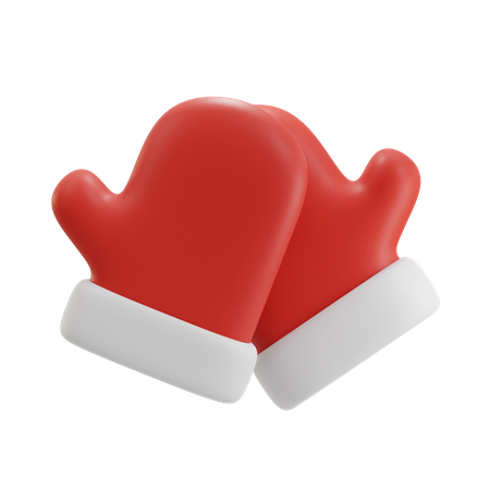 Gants de Noël  3D Icon