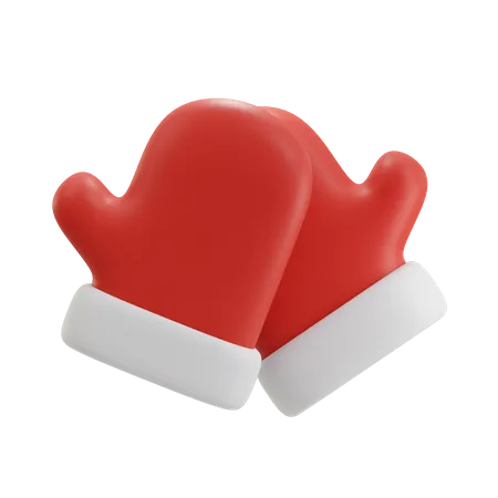 Gants de Noël  3D Icon