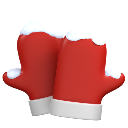 Gants de Noël  3D Icon