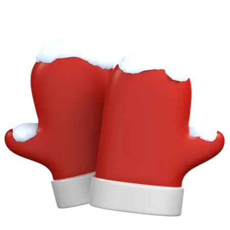 Gants de Noël  3D Icon