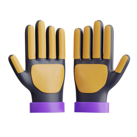 Gants de sécurité  3D Icon