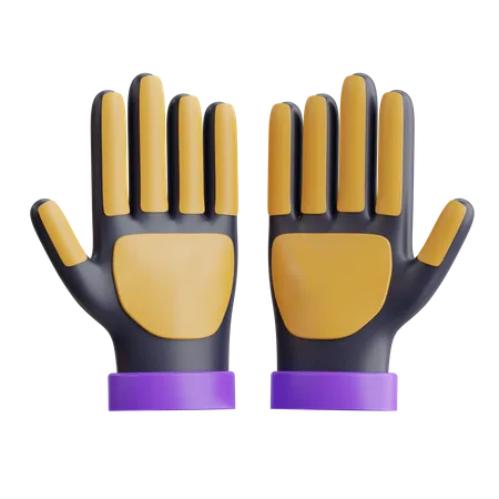 Gants de sécurité  3D Icon