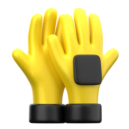 Gants de sécurité  3D Icon