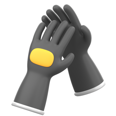 Gants de soudage  3D Icon