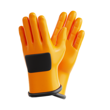 Gants de travail  3D Icon