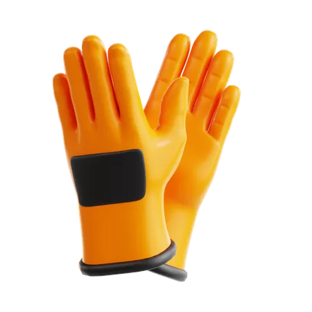 Gants de travail  3D Icon