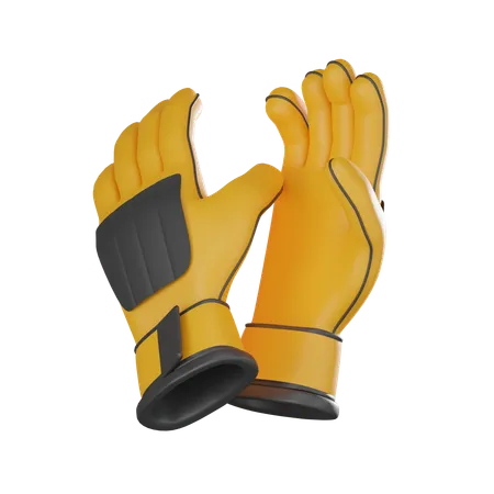 Gants de travail  3D Icon