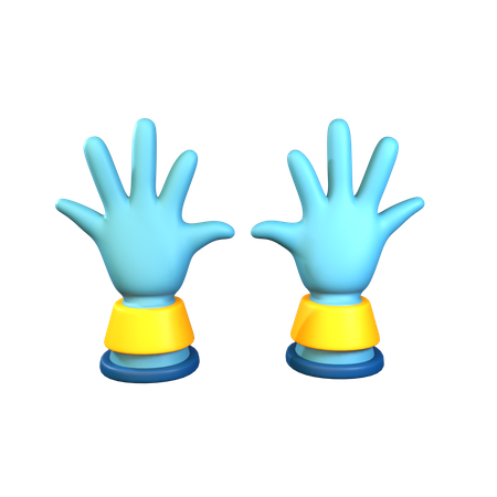 Gants de travail  3D Icon