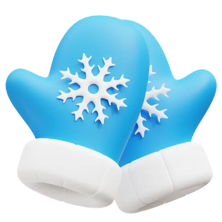 Gants d'hiver  3D Icon