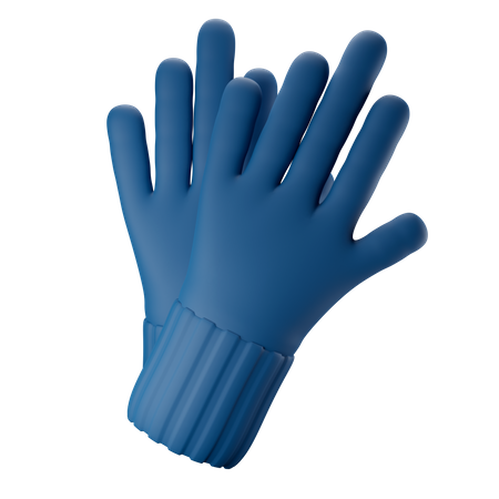 Gants d'hiver  3D Illustration