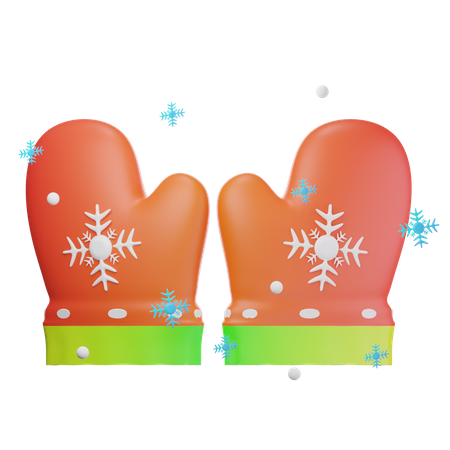 Gants d'hiver  3D Icon