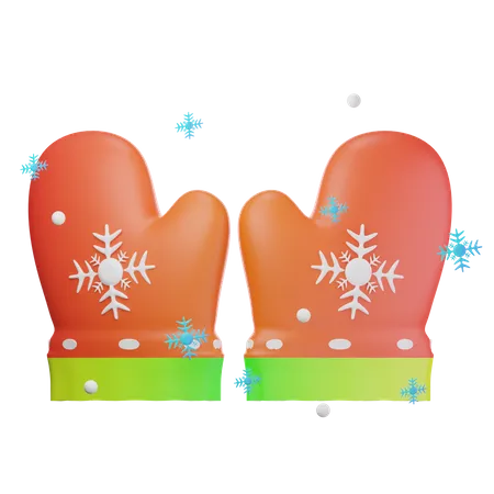 Gants d'hiver  3D Icon