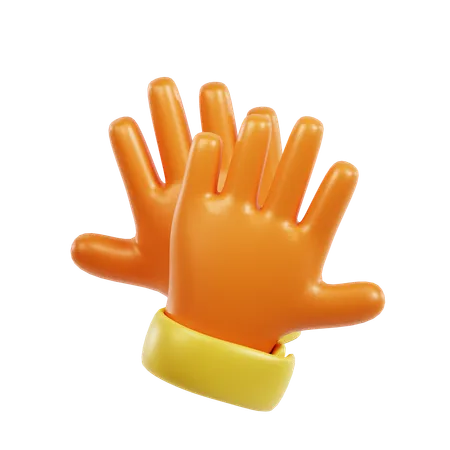 Des gants en caoutchouc  3D Icon