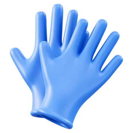 Des gants en caoutchouc  3D Icon