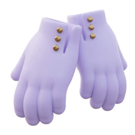 Gants femme  3D Icon