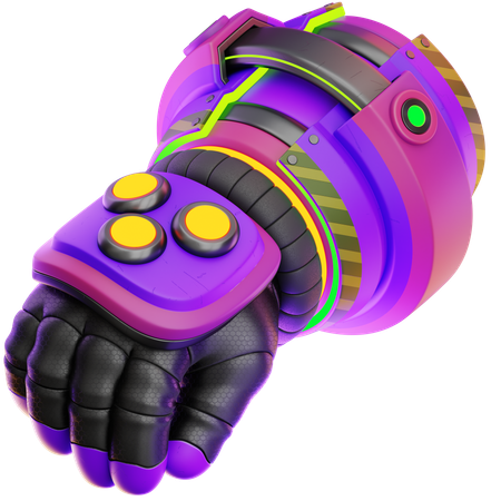 Gants futuristes  3D Icon