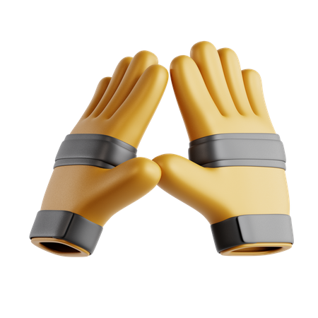 Gants ignifuges  3D Icon