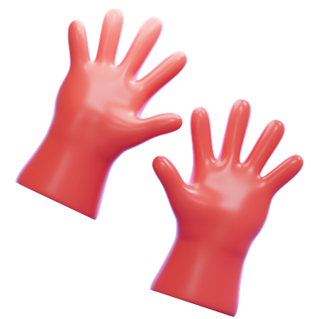 Gants isolés  3D Icon