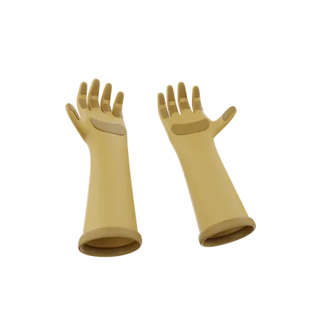 Des gants  3D Icon