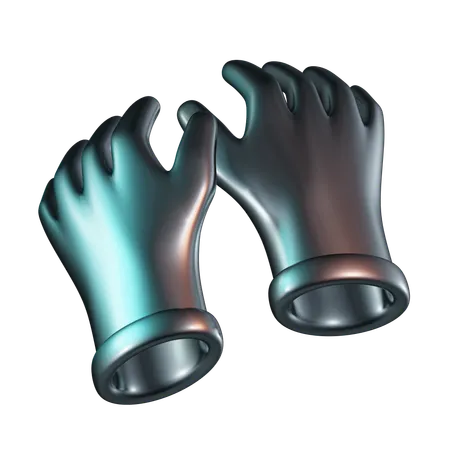 Gants médicaux  3D Icon