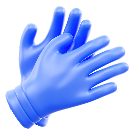 Gants médicaux  3D Icon