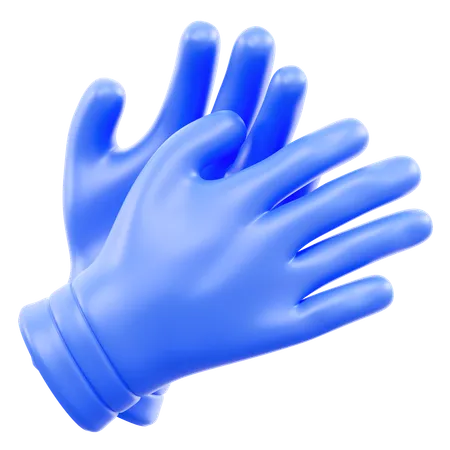 Gants médicaux  3D Icon