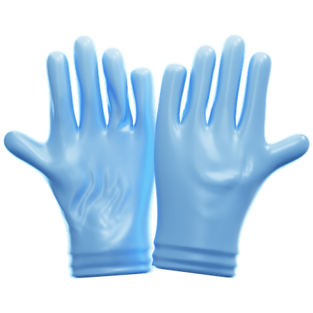 Gants médicaux  3D Icon