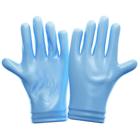 Gants médicaux  3D Icon