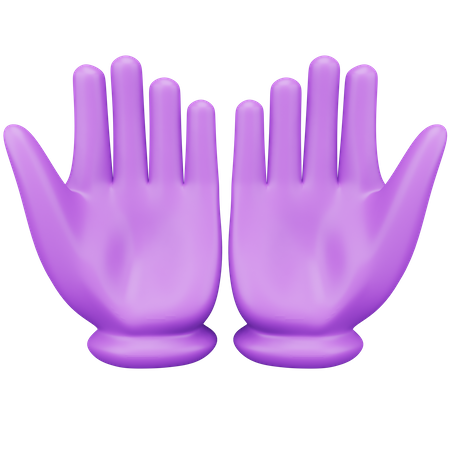 Gants médicaux  3D Icon