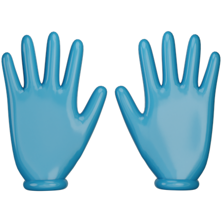 Gants médicaux  3D Icon