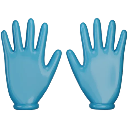 Gants médicaux  3D Icon