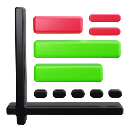 Gantt Chart  3D Icon