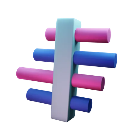 Gantt Chart Icon  3D Icon